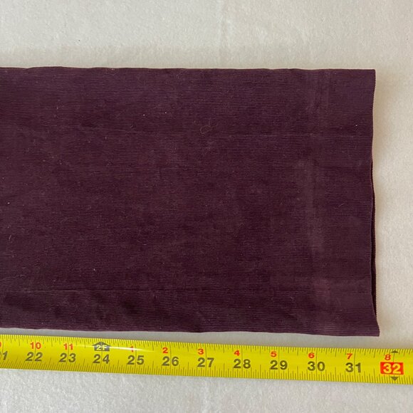 Tallia Men's Maroon Corduroy Pants Size 32x32 Slim Fit Mid Rise Straight Leg - Picture 12 of 12